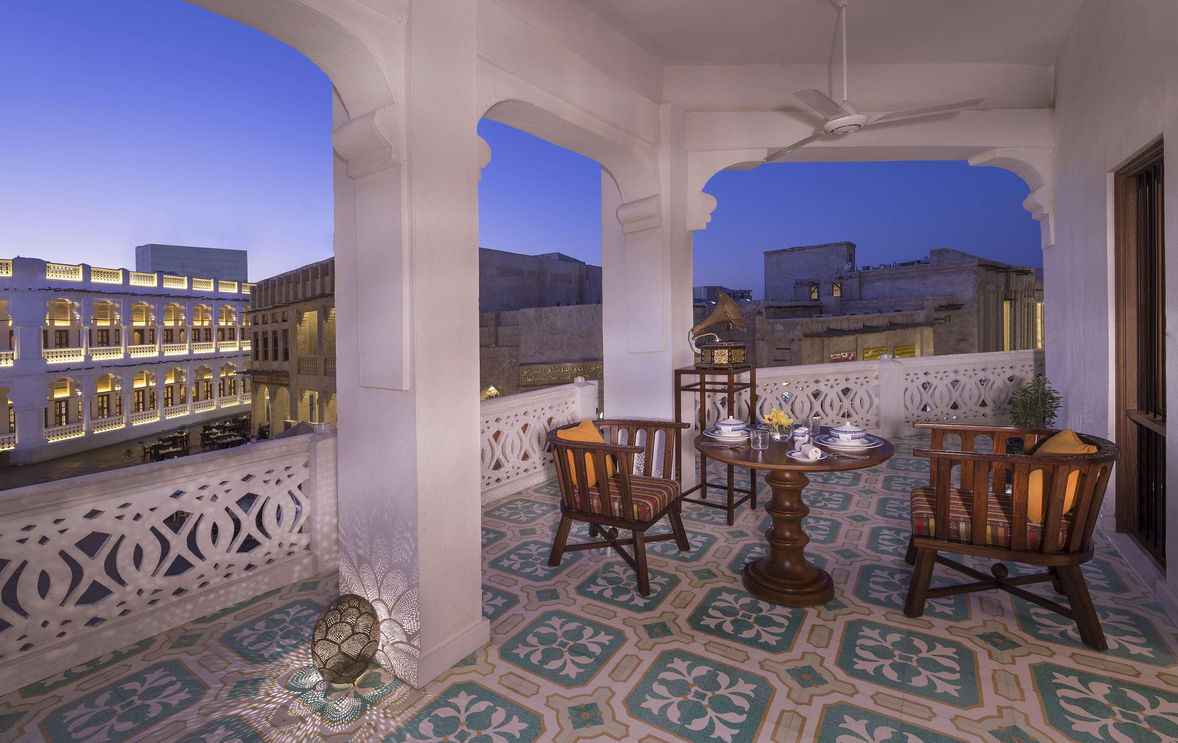 Souq Waqif Boutique Hotels - Tivoli Ad Dawhah Esterno foto The hotel's terrace